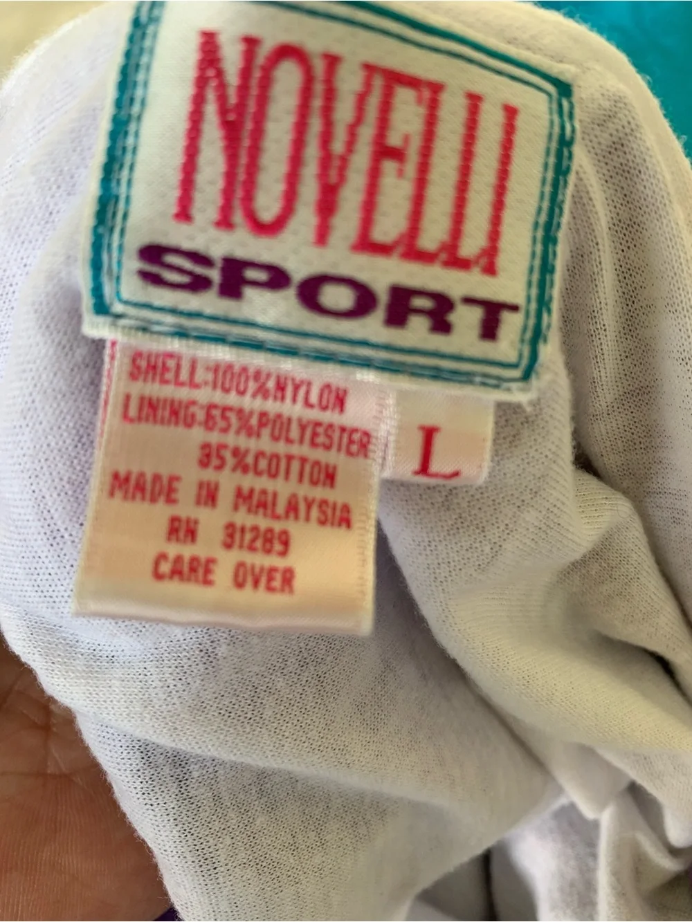 Vintage Track Suit 80s 90s Novelli Sport Jacket Pants Women’s Large
